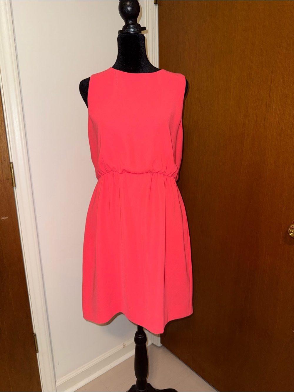 J. Crew Sleeveless Coral Dress